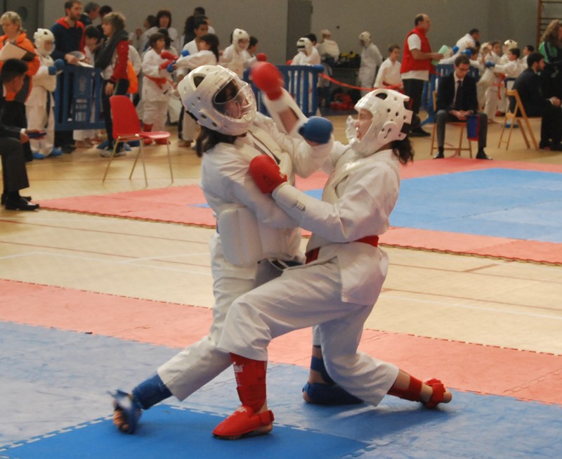 Campeonato Navarro Alevín, Infantil y Juvenil de Kumite en Barañain